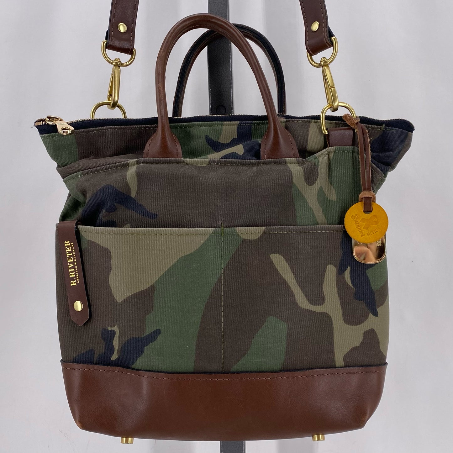 BLACK/GREEN Satchel
