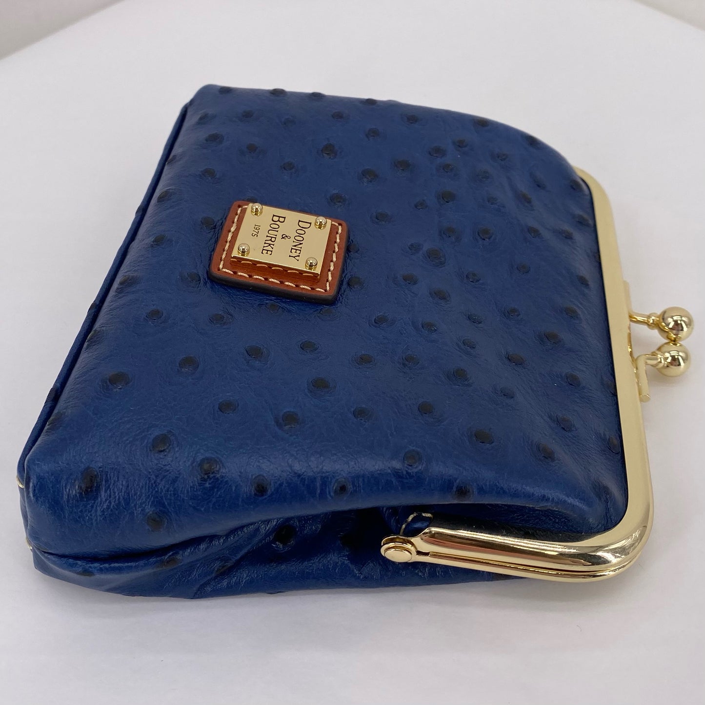 Blue DOONEY & BOURKE Leather Ostrich Wallet