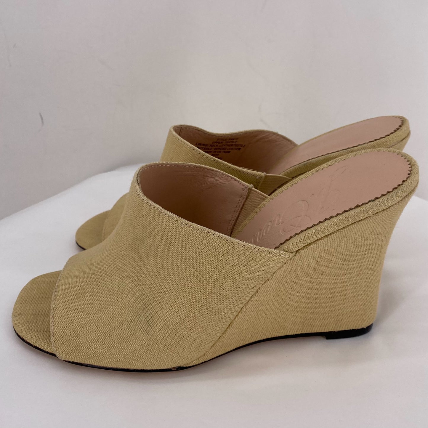 Cream W Shoe Size 7.5 J CREW Wedge