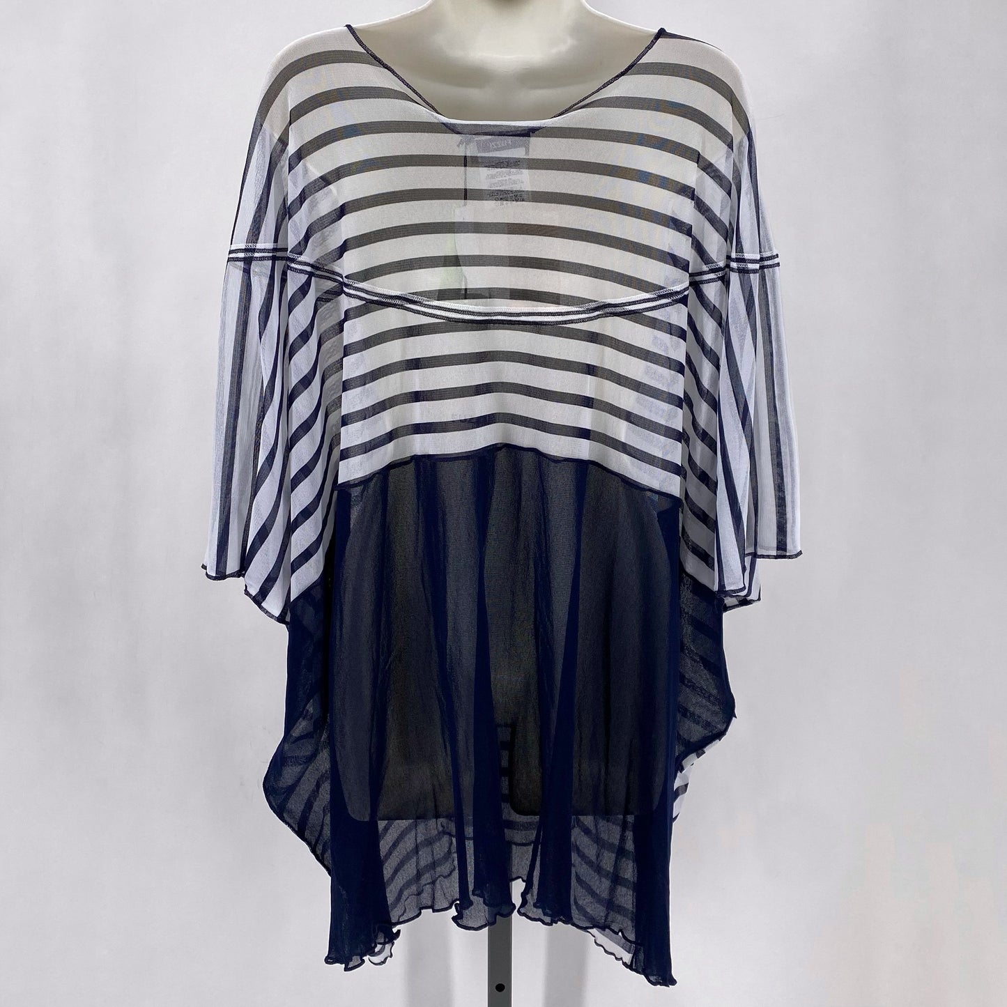 Size S FUZZI Stripe PONCHO