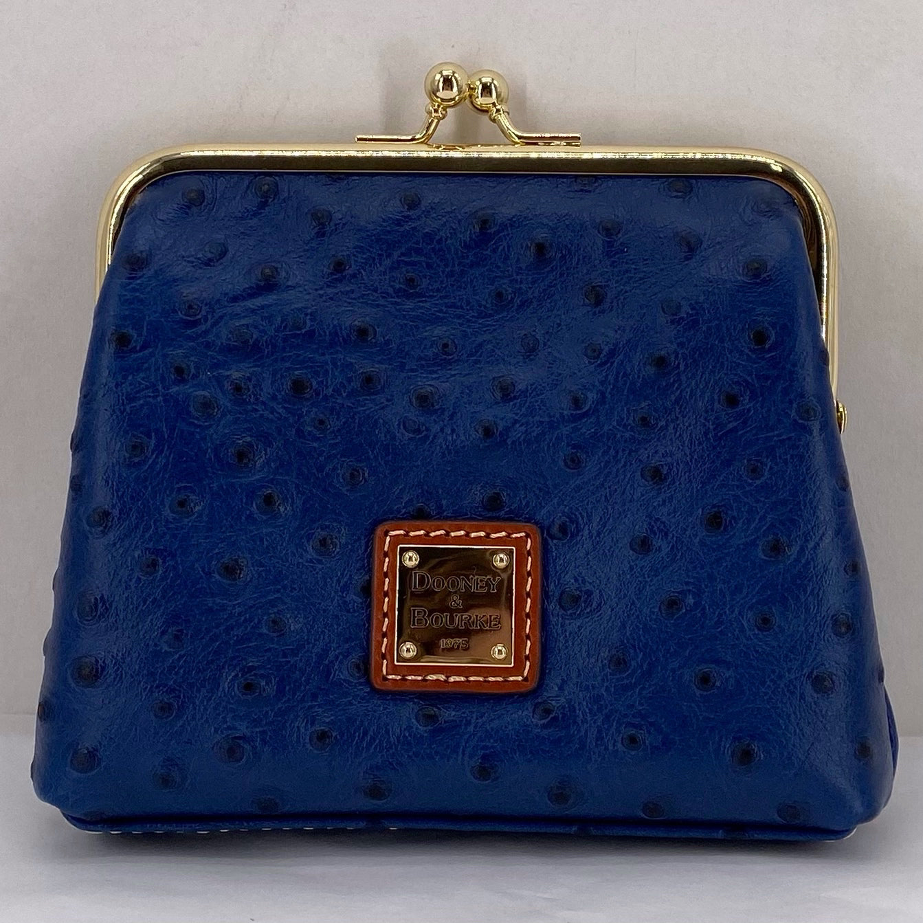 Blue DOONEY & BOURKE Leather Ostrich Wallet