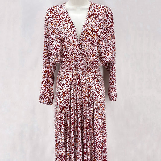 Size S POUPETTE Animal Print Dress