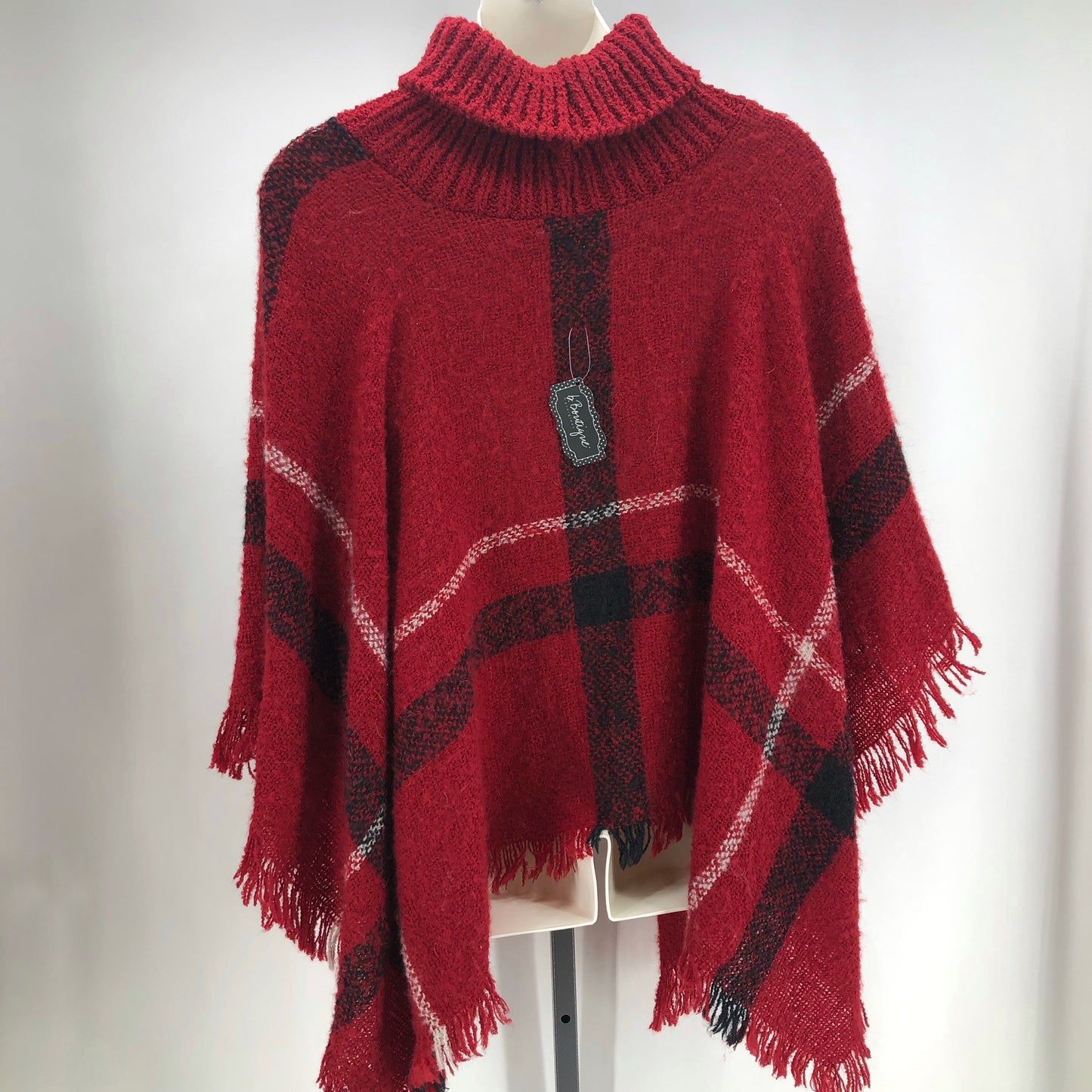 Size One Size EVERGREEN Plaid PONCHO