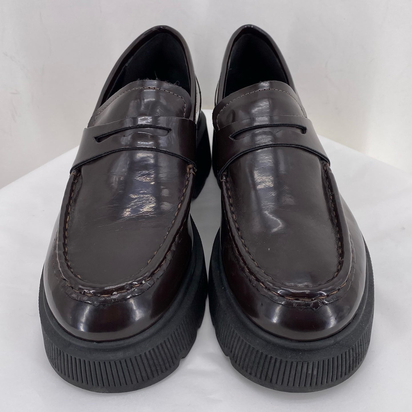 DARK BROWN W Shoe Size 8 KENNETH COLE Loafer