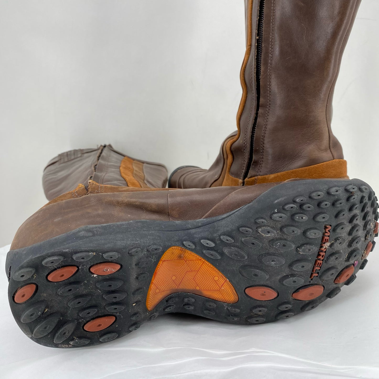 BROWN W Shoe Size 11 MERRELL Boots