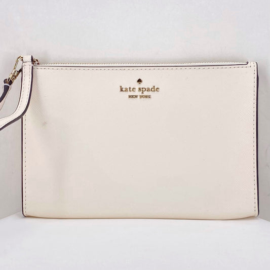 White KATE SPADE Wristlet