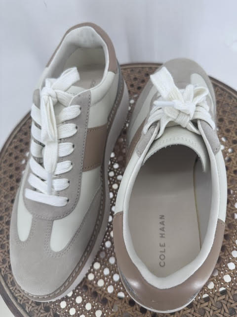 Cole Haan Tan/ Cream Size 10 Platform Sneakers