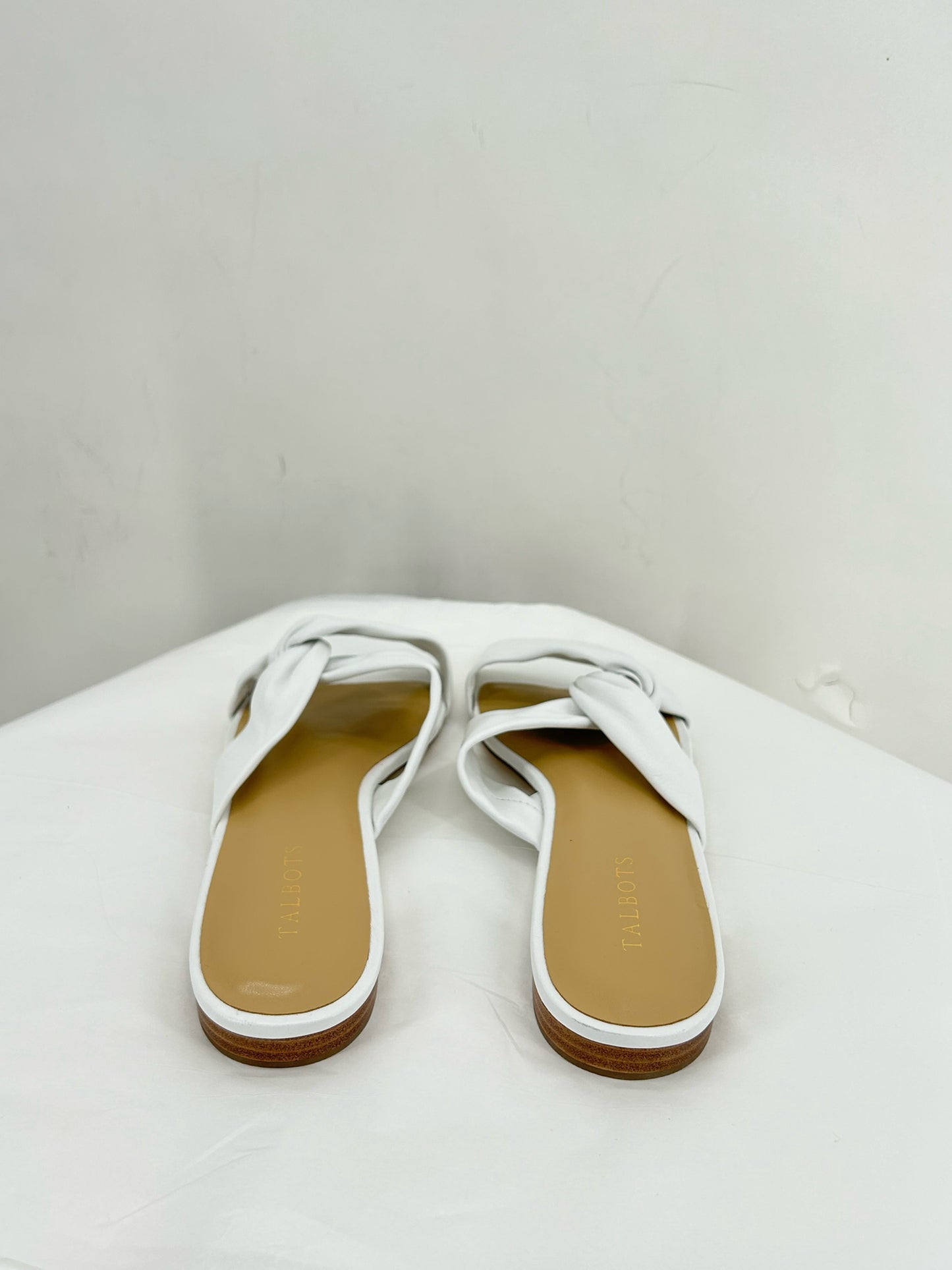 White W Shoe Size 10 TALBOTS Sandals