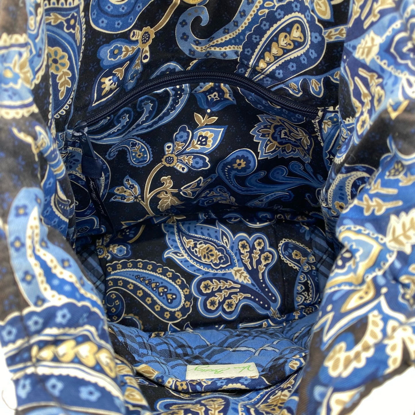 Navy VERA BRADLEY FABRIC Shoulder Bag