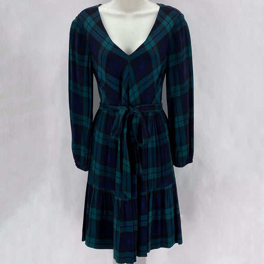 Size 4 J CREW Plaid Dress