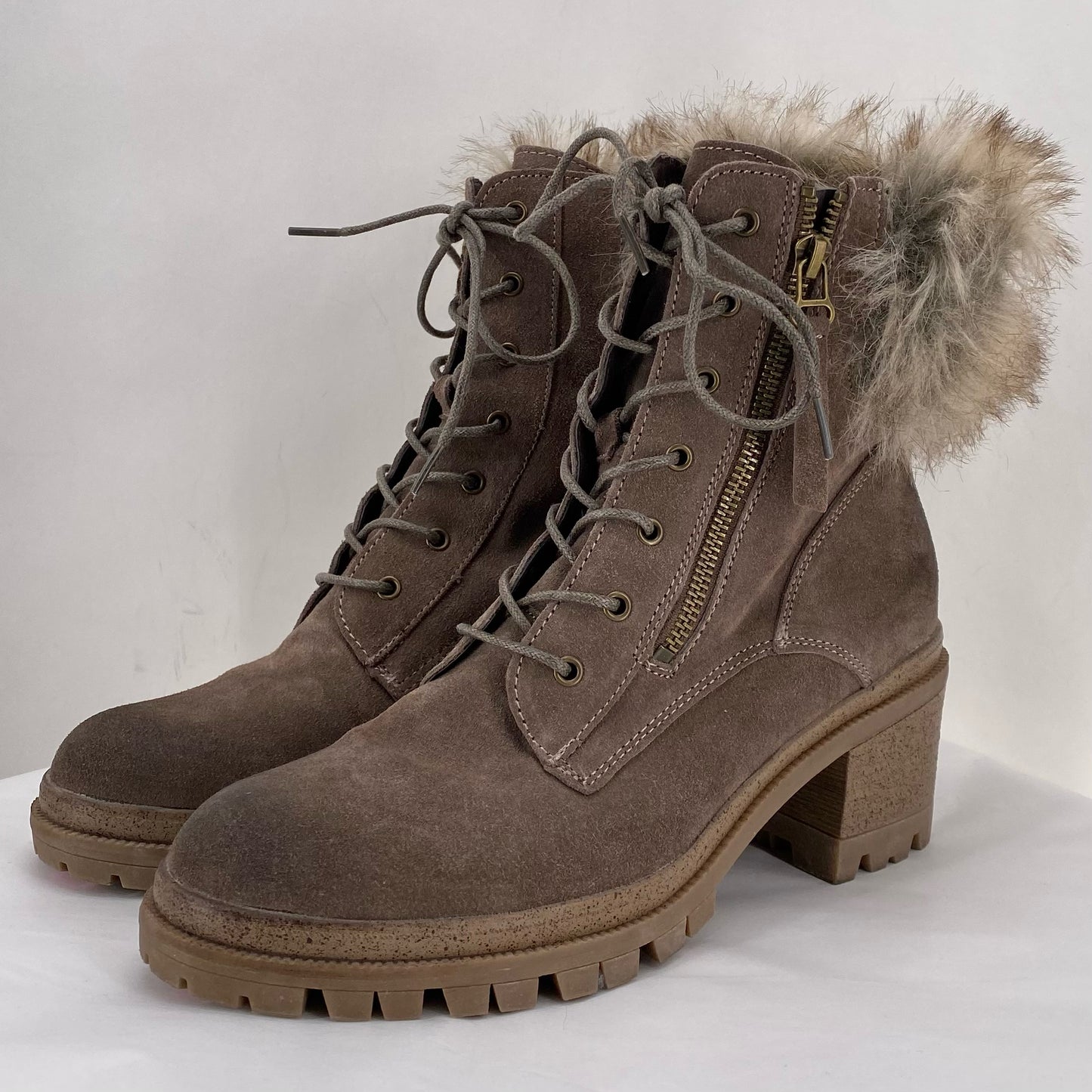 BROWN W Shoe Size 9 WILD DIVA Boots