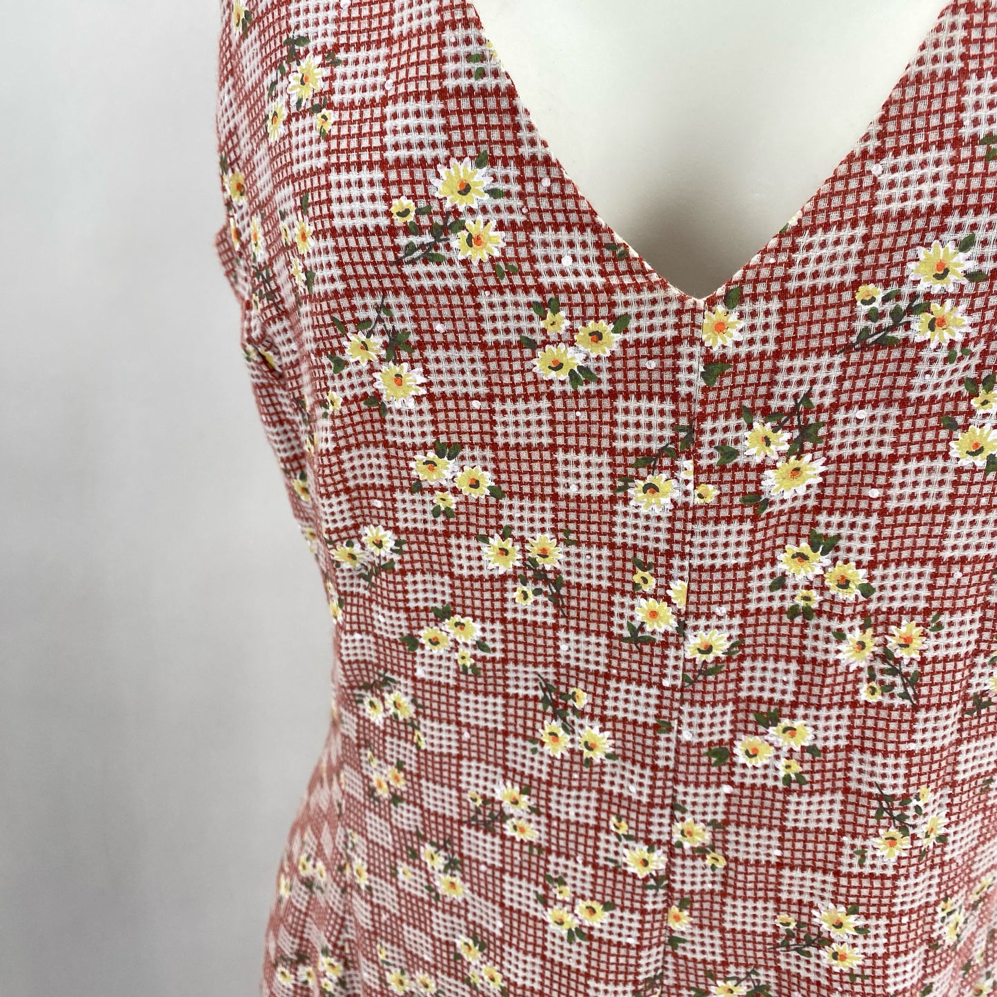 Size 10 HEART.NL CHECKERED/FLORAL Dress