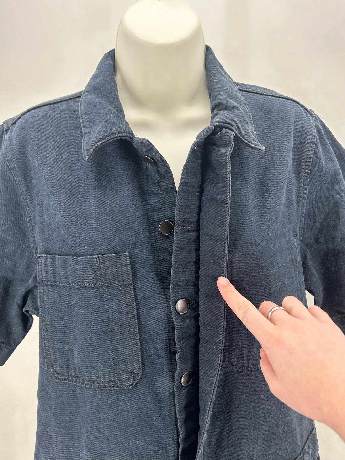Size 10 EVERLANE Denim ROMPER