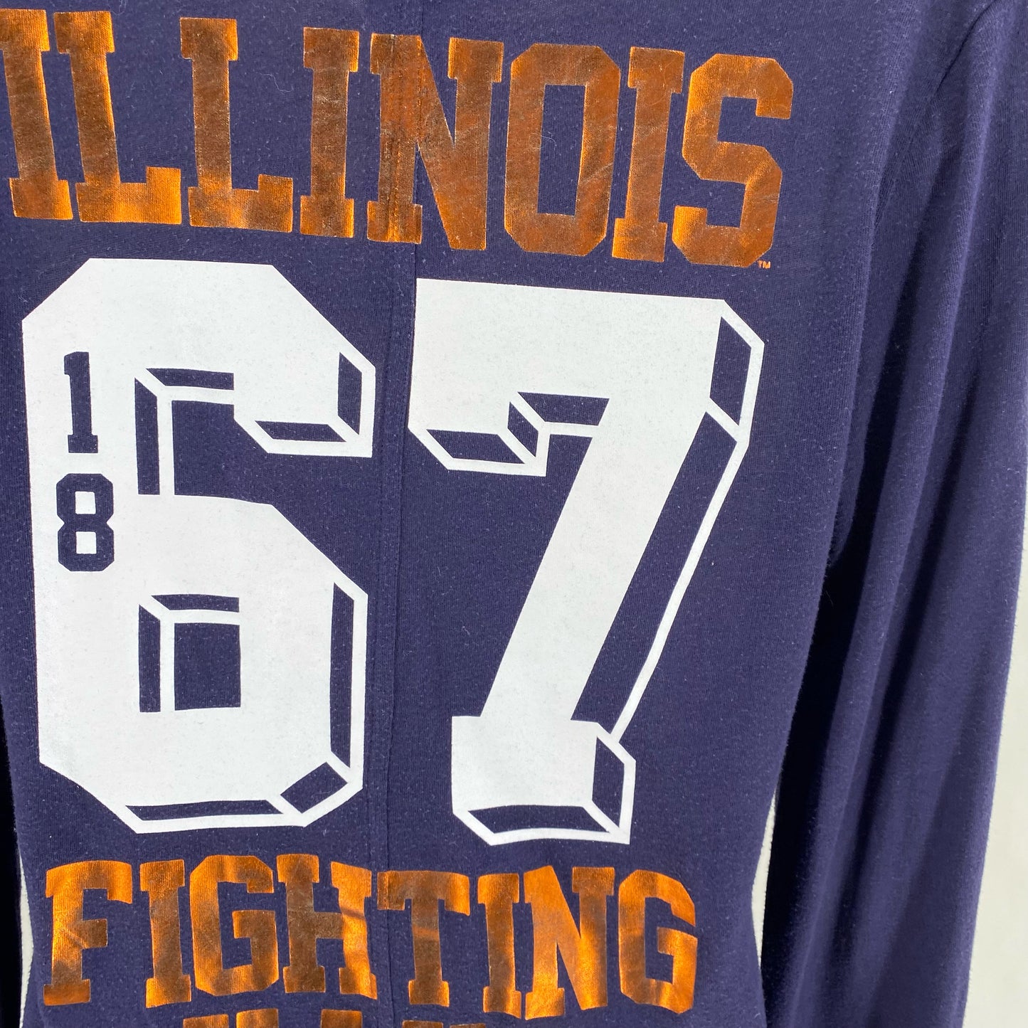 Size XS PINK ILLINI Shirt