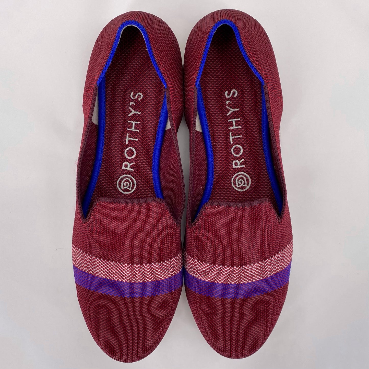 Red W Shoe Size 9 ROTHY'S Flats