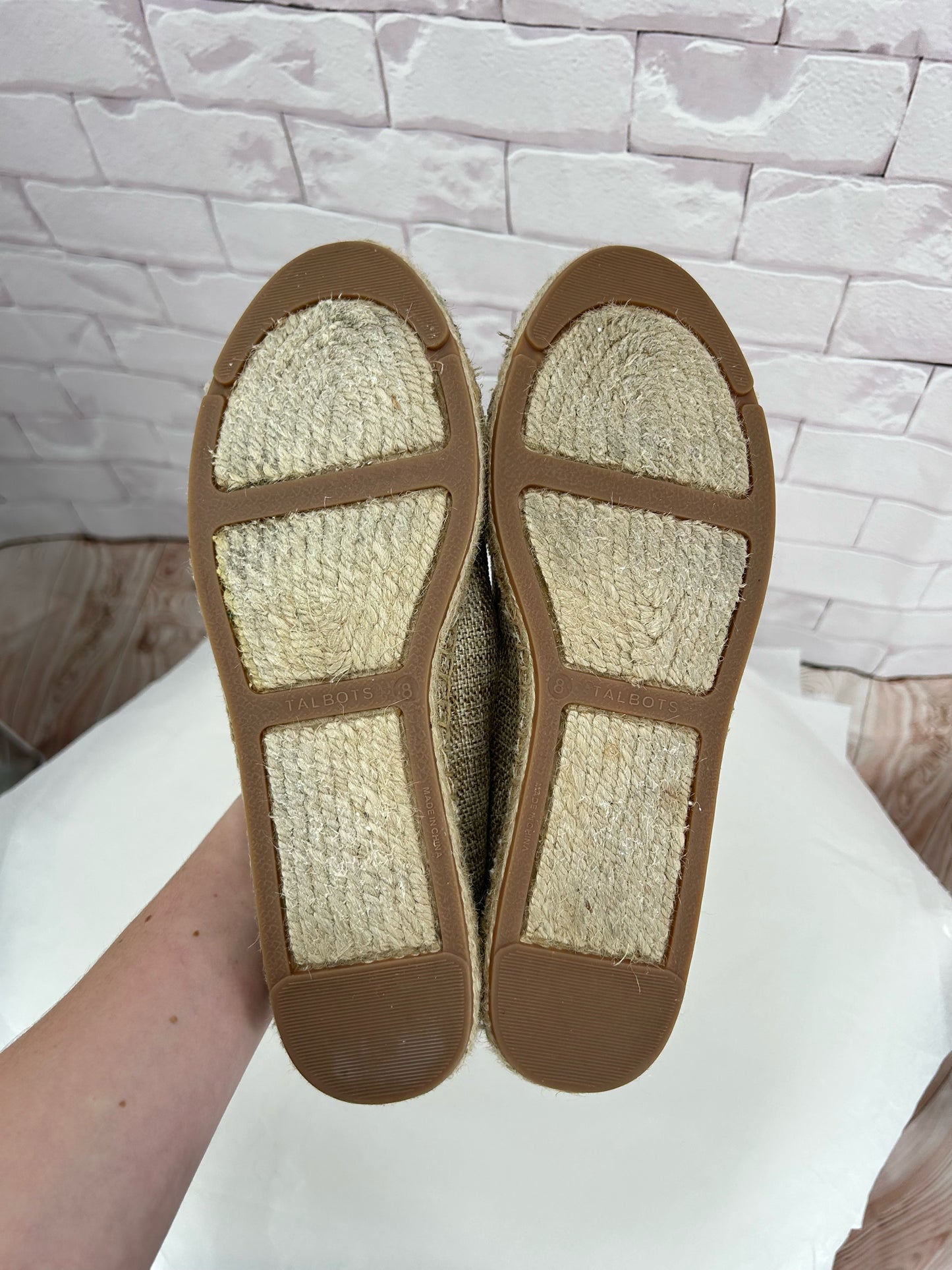 Tan W Shoe Size 8 TALBOTS Flats