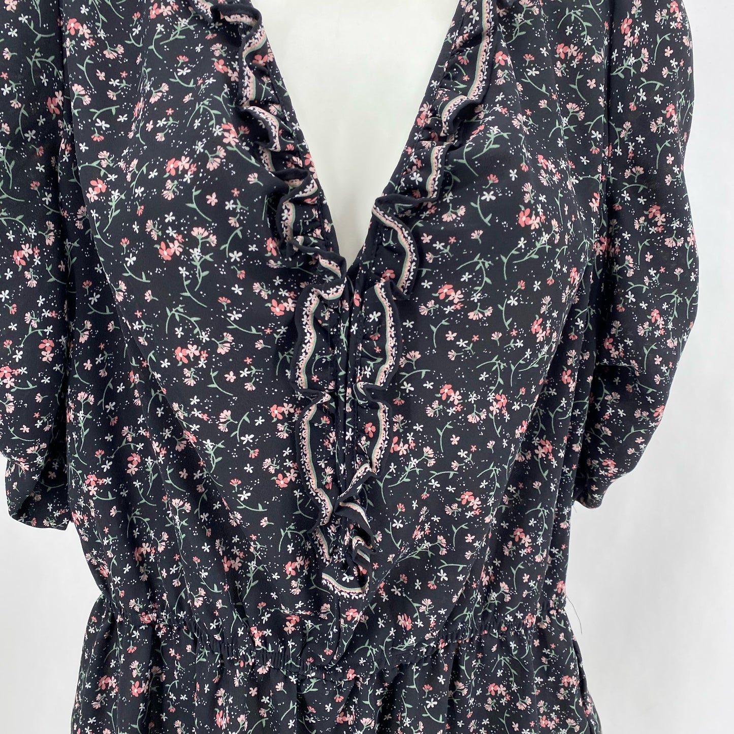 Size L MAX STUDIO Floral Tank Top
