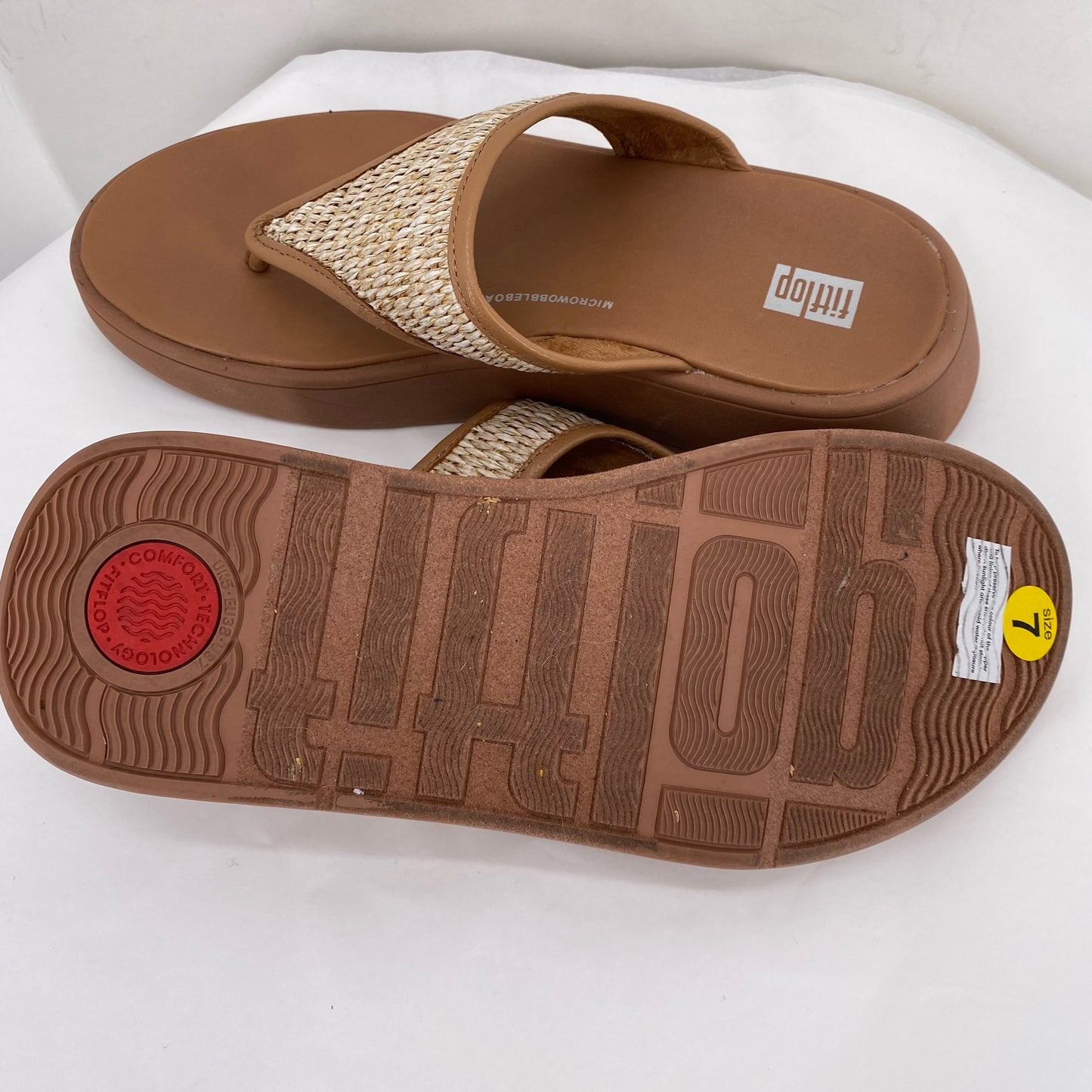 Tan Size 7 FIT FLOP Denim