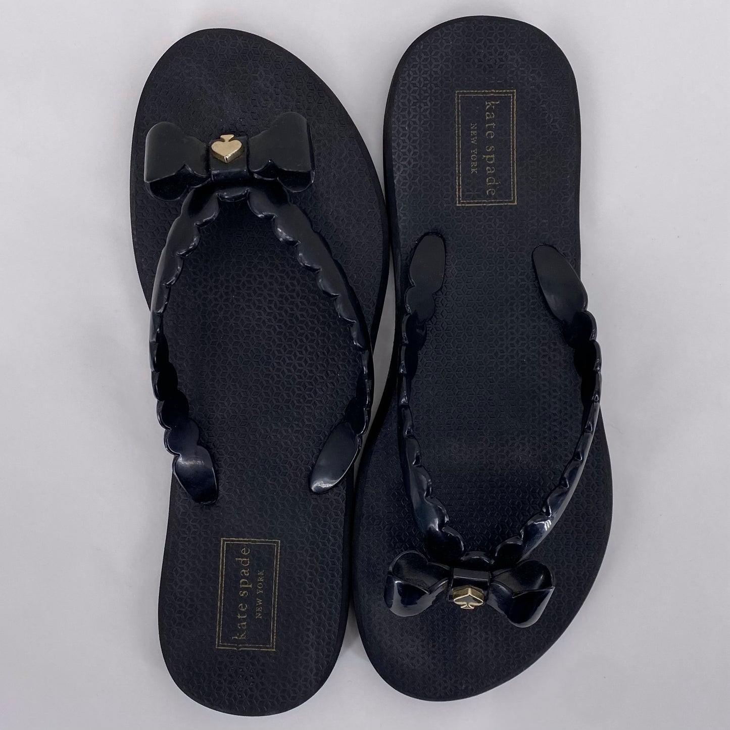 Black W Shoe Size 7.5 KATE SPADE Sandals