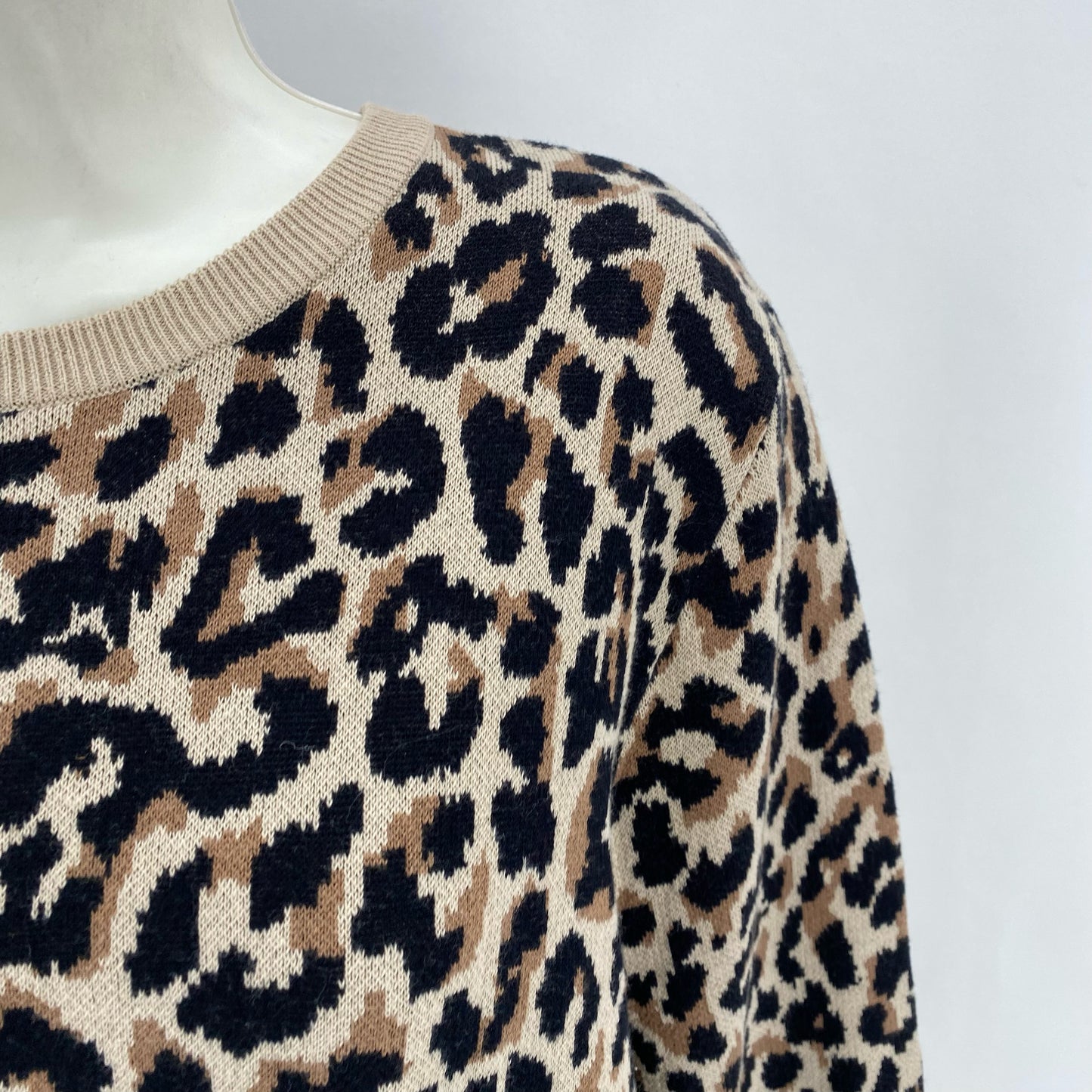 Size XL J CREW LEOPARD Dress