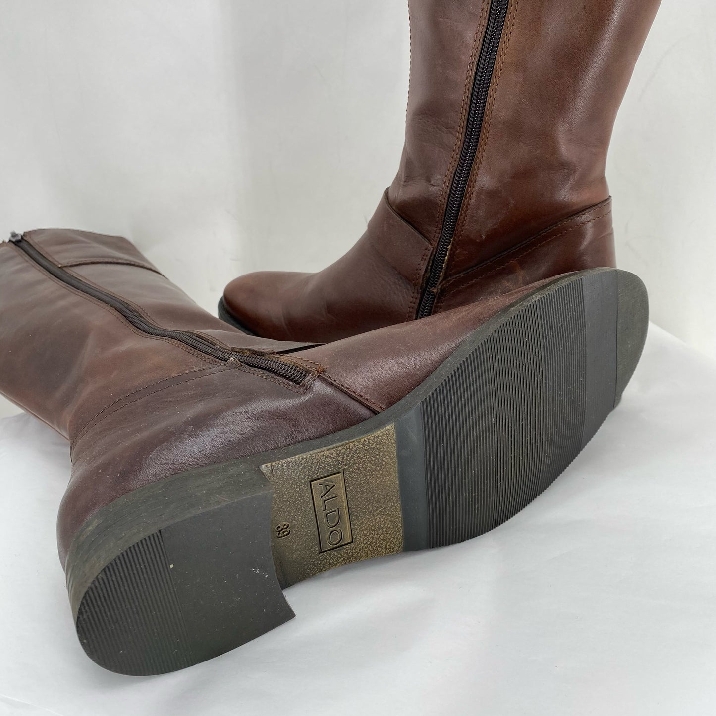 BROWN W Shoe Size 39 ALDO Boots