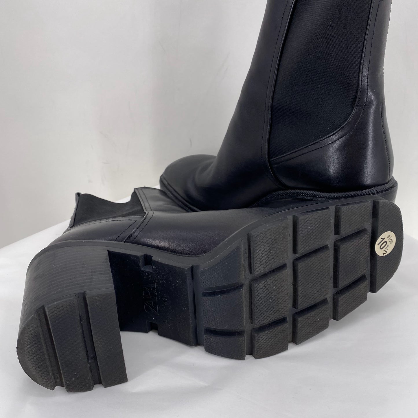 Black W Shoe Size 41 ZARA Boots