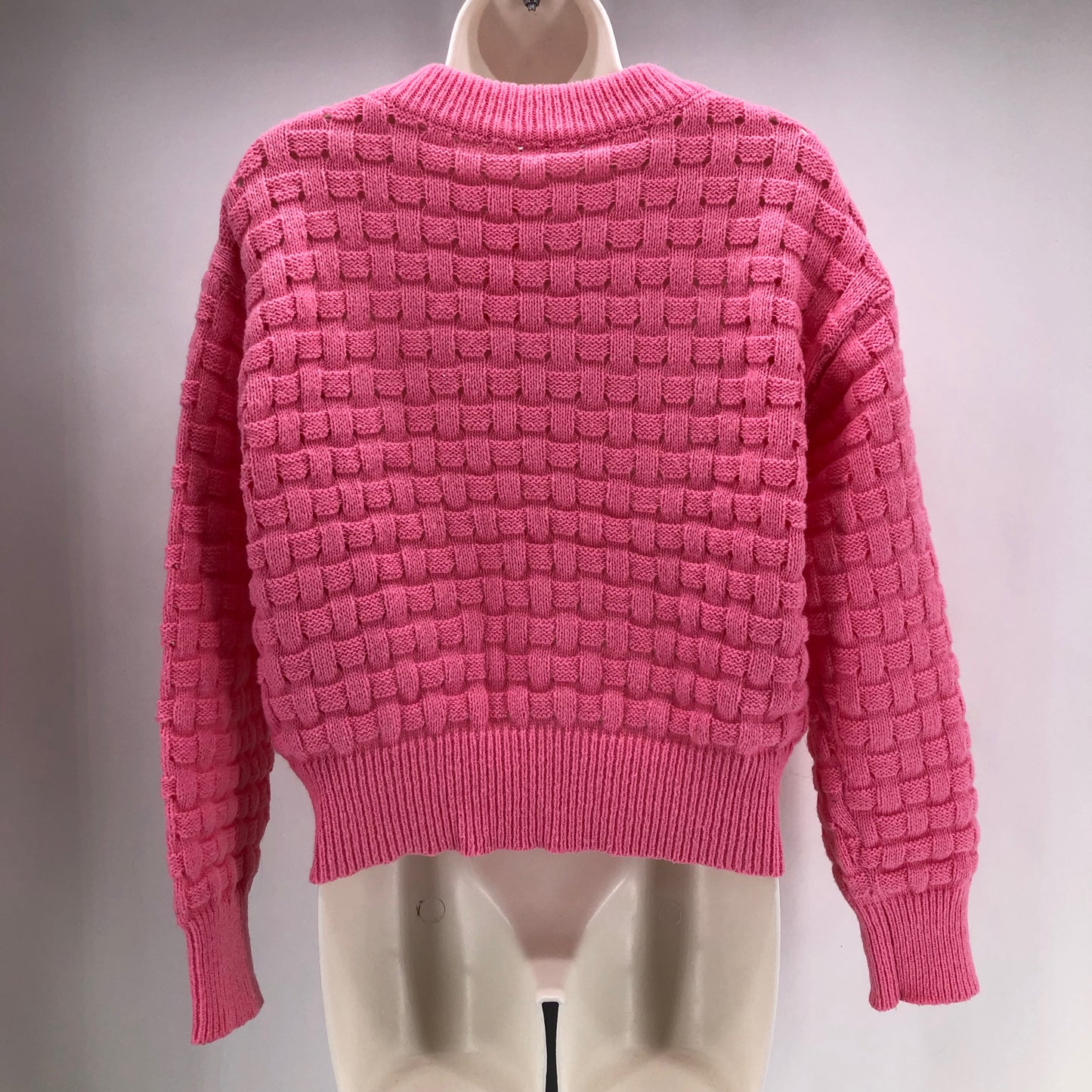 Size M NO TAG BASKET WEAVE Sweater