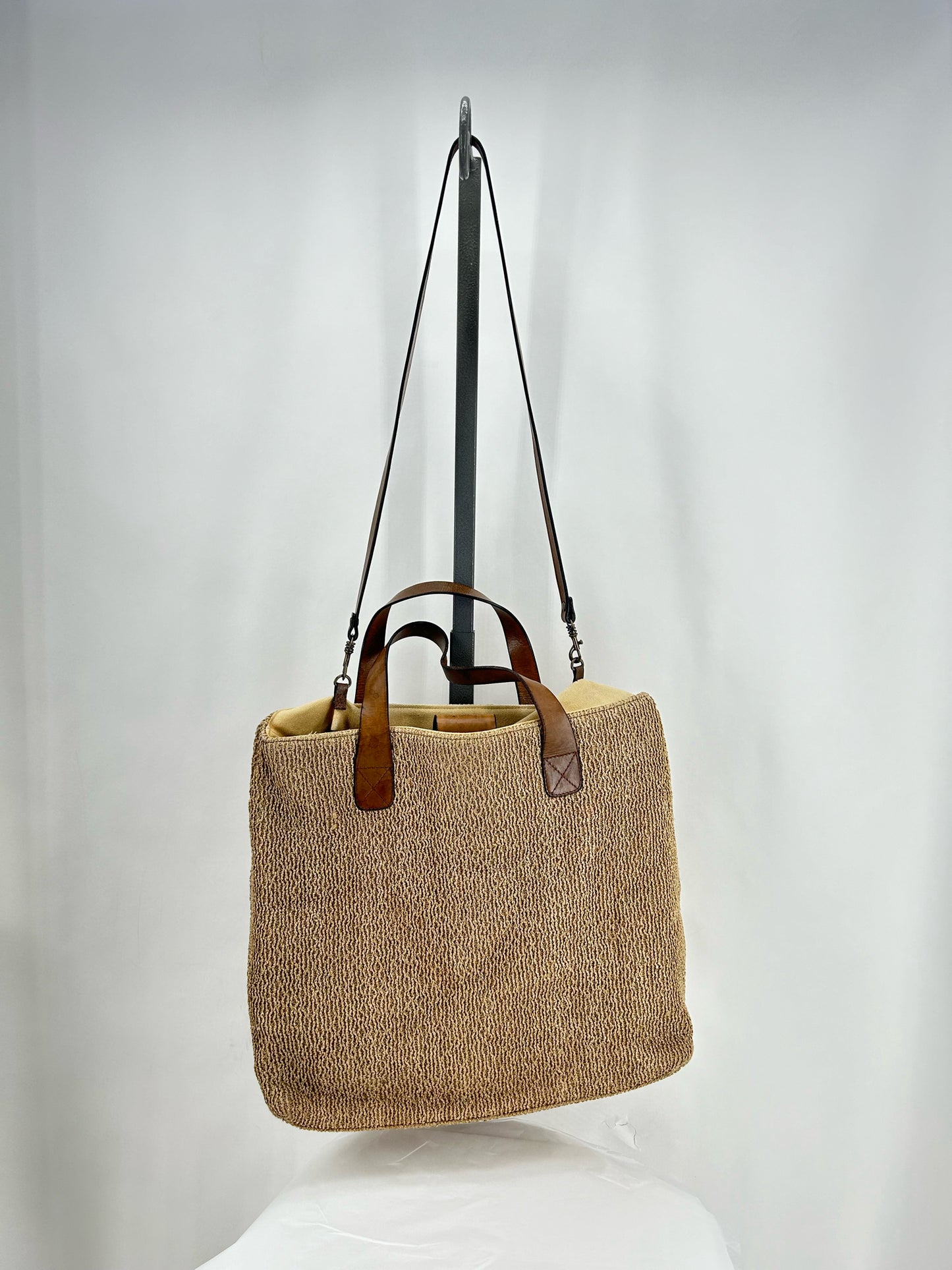 DARK TAN HOBO Satchel