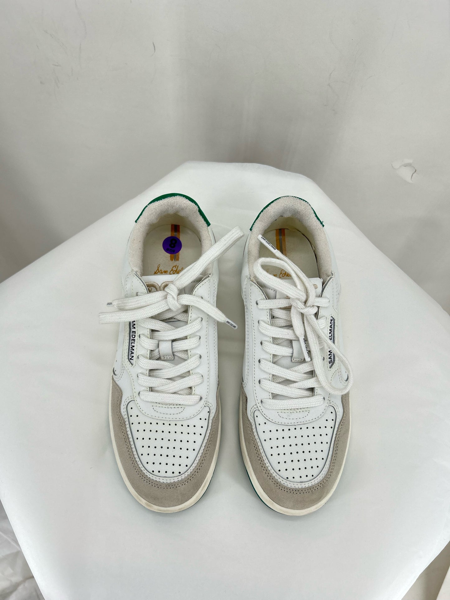 White W Shoe Size 8 SAM EDDELMAN Sneakers