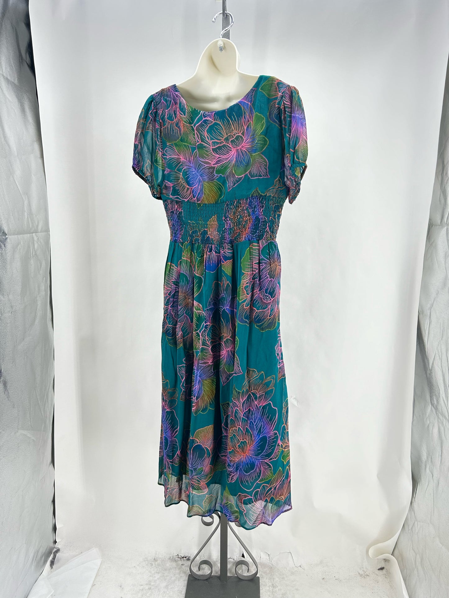 Size L FARM FOR ANTHROPOLOGIE FLOWERS Dress