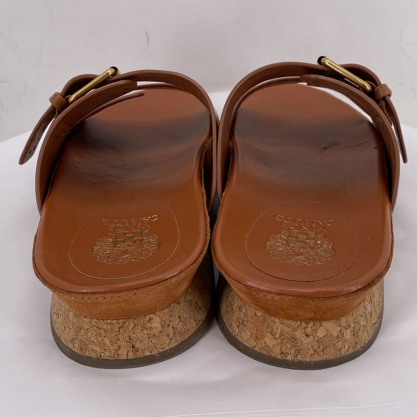 BROWN W Shoe Size 7.5 VINCE CAMUTO Sandals