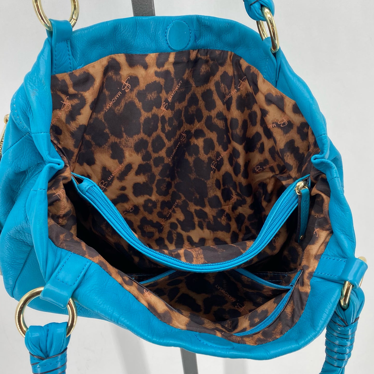 Teal B MAKOWSKY Shoulder Bag