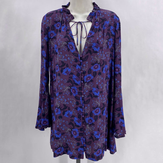 Size XS FREE PEOPLE FLOWERS Tunic