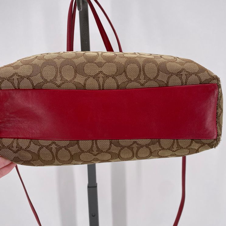 BROWN/TAN COACH Tote