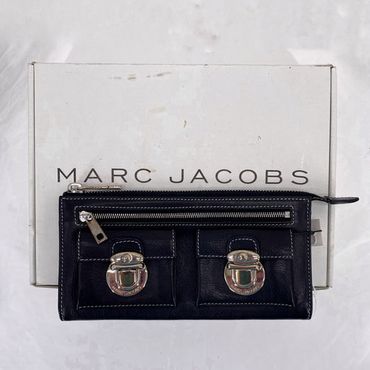 Black MARC JACOBS Leather Clutch