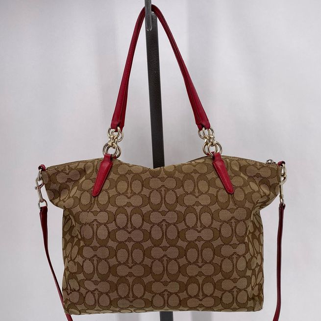 BROWN/TAN COACH Tote