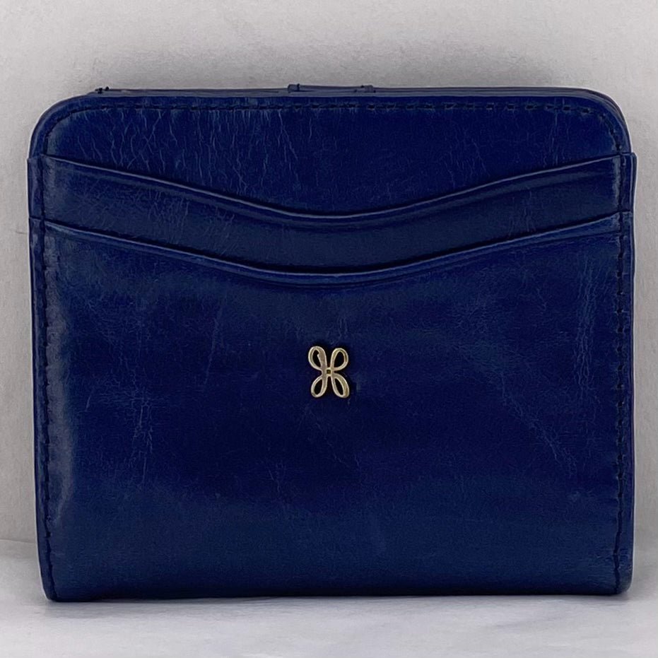 Navy HOBO Leather Wallet