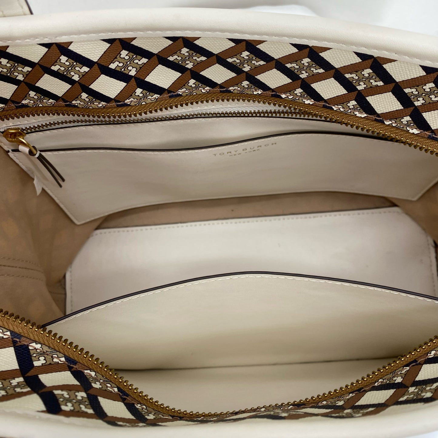 Multi-Color TORY BURCH Leather Saffino Leather Satchel