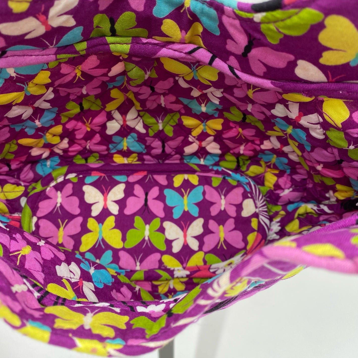 Purple VERA BRADLEY FABRIC Tote