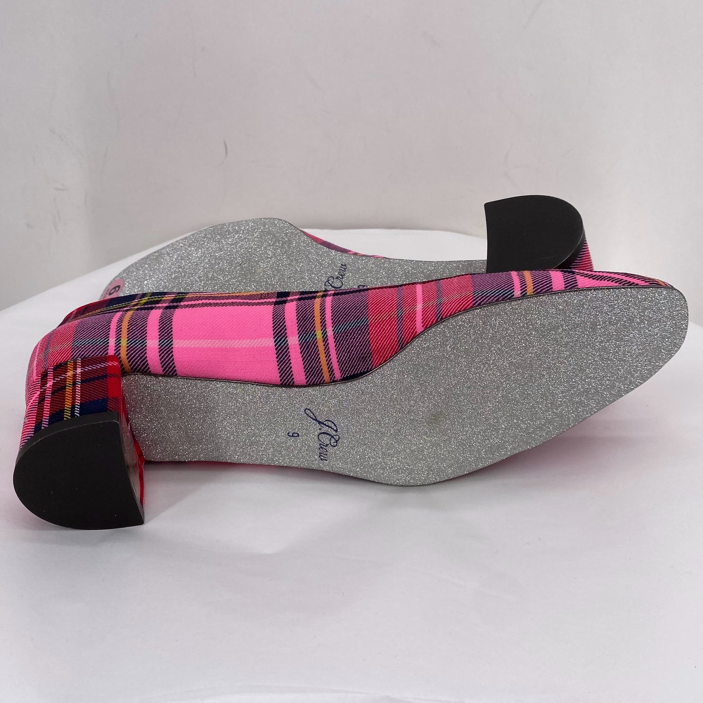 PINK/RED W Shoe Size 9 J CREW Pumps