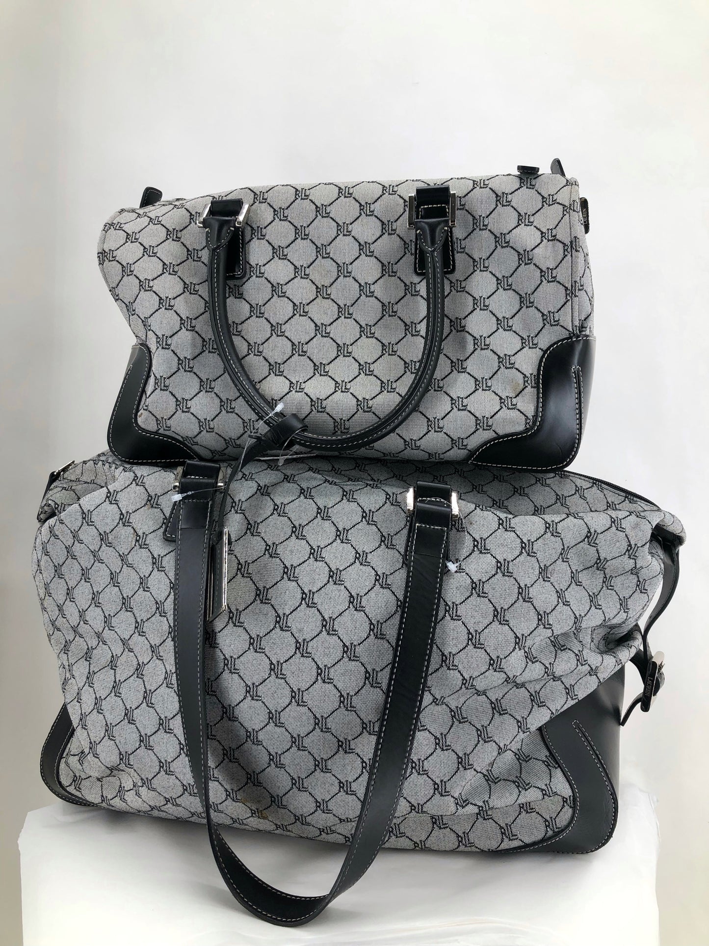 BLACK/GRAY RALPH LAUREN Weekender