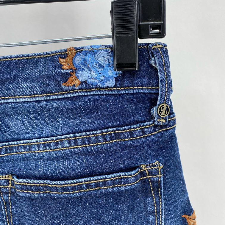 Size 27 driftwood Floral Jeans