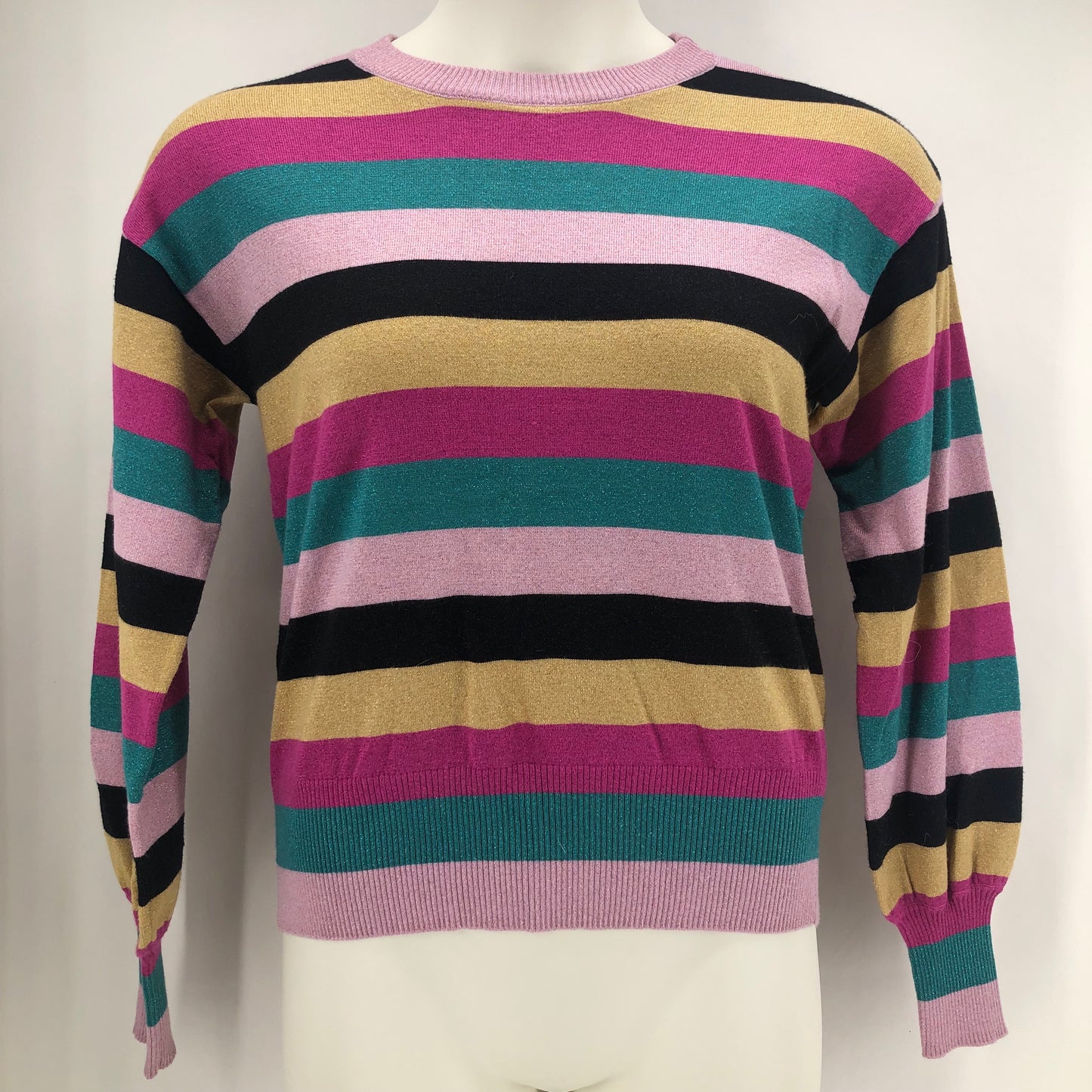 Size M NINE WEST Stripe Sweater