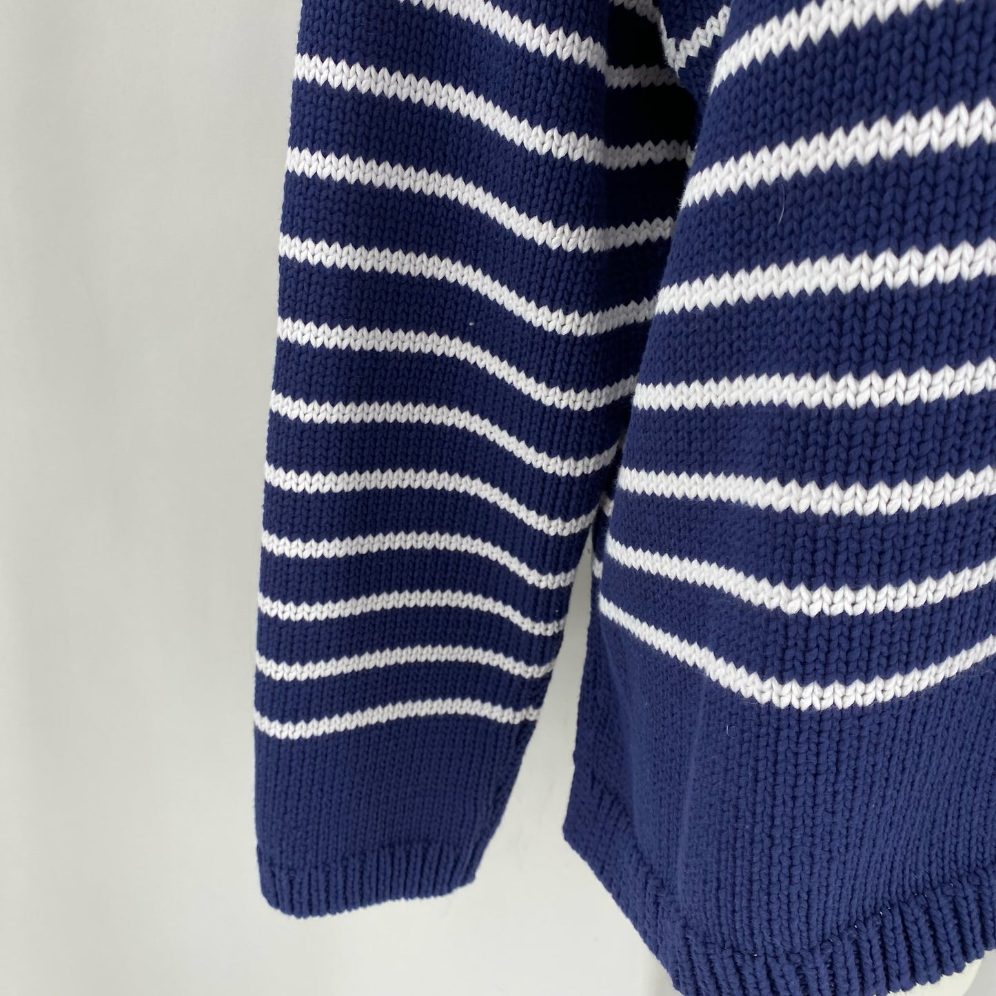 Size XL J CREW Stripe Sweater