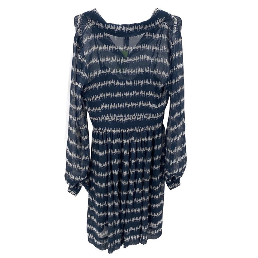 Size 6 ORLA KIELY Silk PEOPLE Dress
