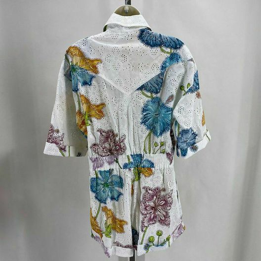 Size M HAYLEY MENZIES EYELET Floral ROMPER