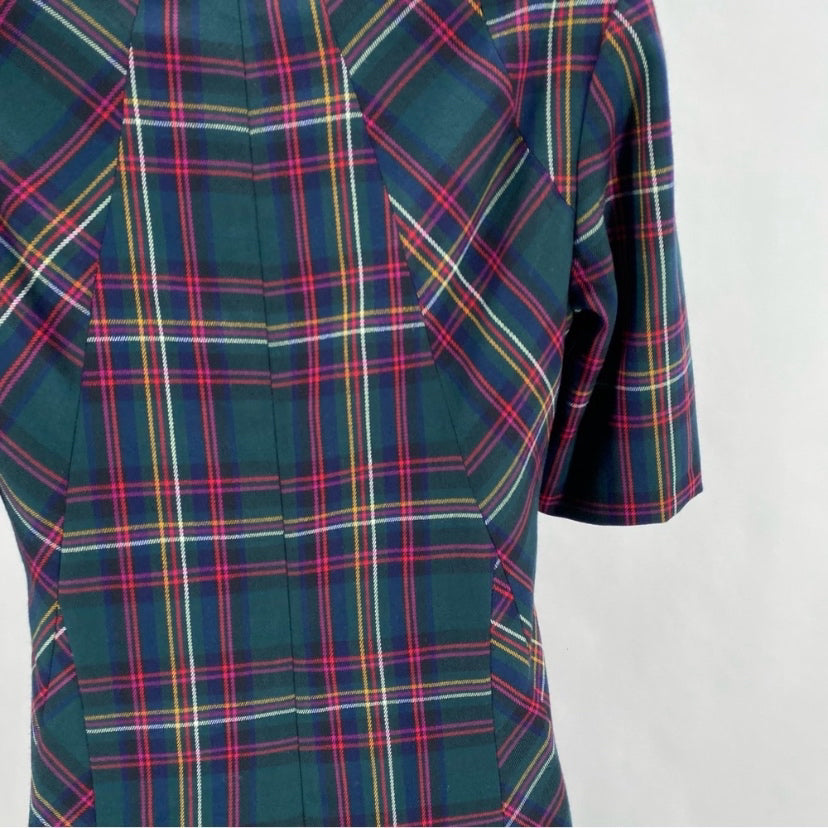 Size 4 TRINA TURK Plaid Dress
