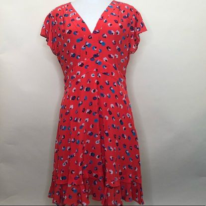 Size 12 REBECCA TAYLOR L Floral Dress