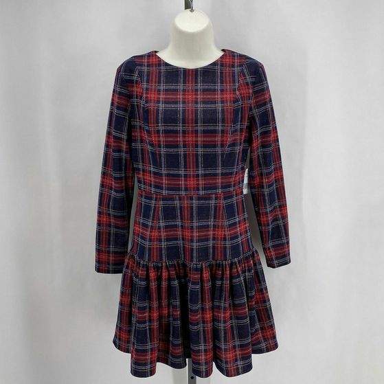 Size S ALEXA ADMOR Plaid Dress