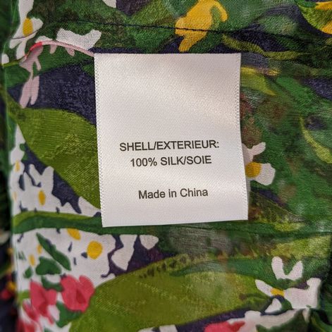 Size 6 TORY BURCH Silk Floral Shirt